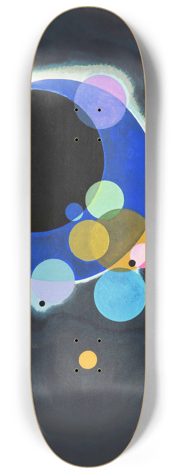 Wassily Kandinsky - Several Circles 8.25 inch art skate deck