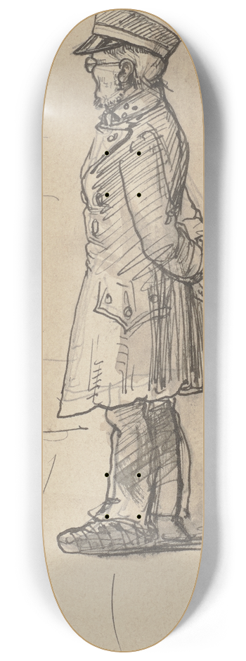 Wilhelm Amandus Beer - The Stdels valet Demuth 8.25 inch art skate deck
