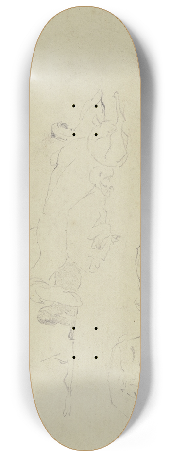Wilhelm Gentz - Sheep 8.25 inch art skate deck