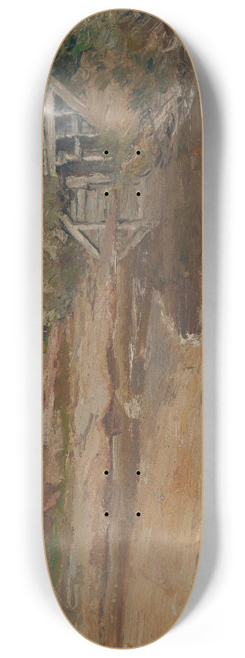 Wilhelm Nagel - Vor dem Dorf 8.25 inch art skate deck