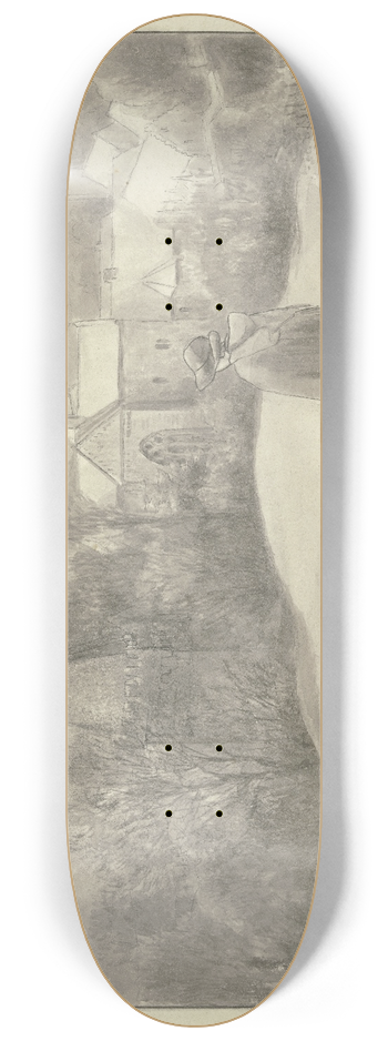 Wilhelm Steinhausen - Diethers Rckkehr nach Maulbronn 8.25 inch art skate deck