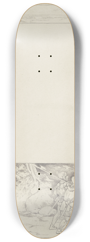 Wilhelm Steinhausen - Encounters on the journey 8.25 inch art skate deck