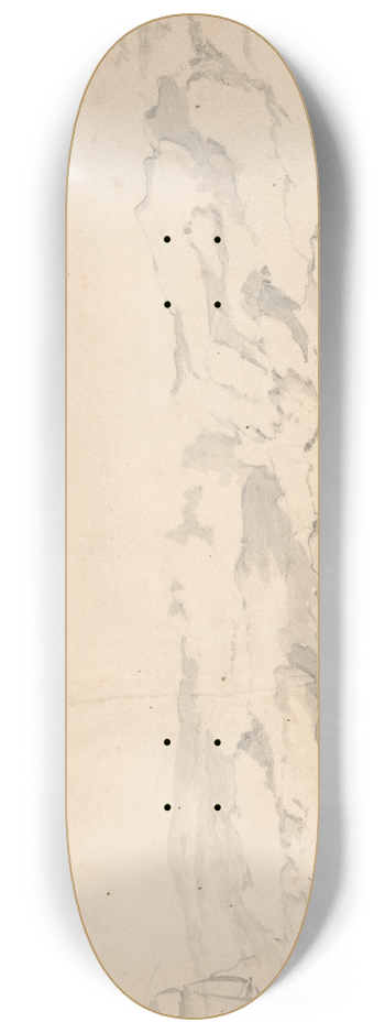 Willem van de Velde the Younger - Coast Scene 8.25 inch art skate deck