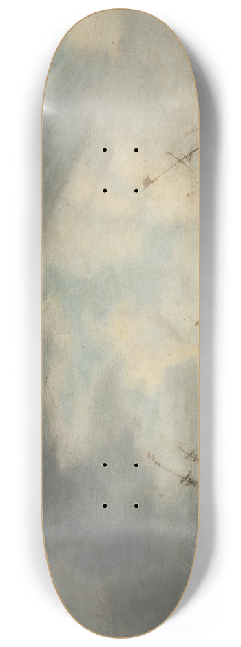 Willem van Diest - Marine landscape 8.25 inch art skate deck