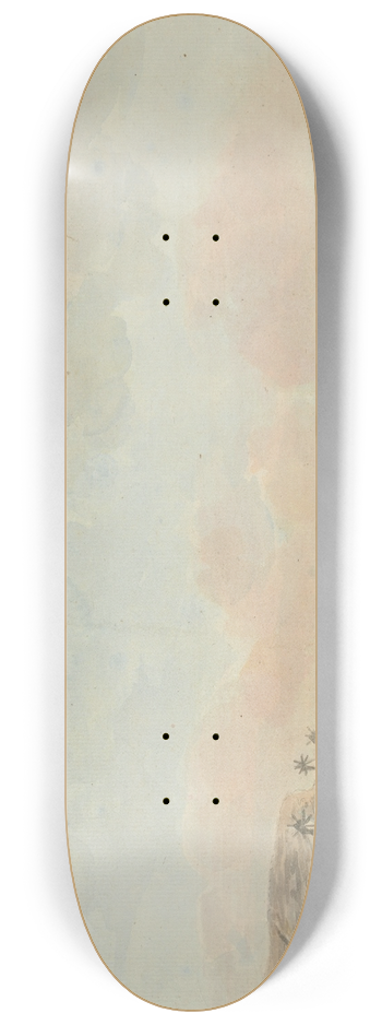Willey Reveley - Harbour Town Surrounded by Windmills 8.25 inch art skate deck