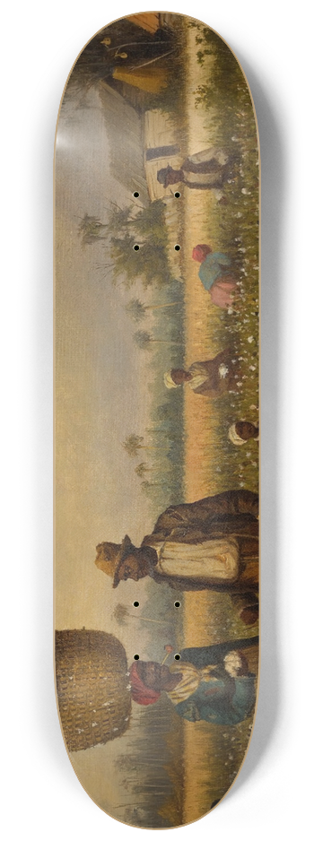 William Aiken Walker - Cotton Pickers 8.25 inch art skate deck