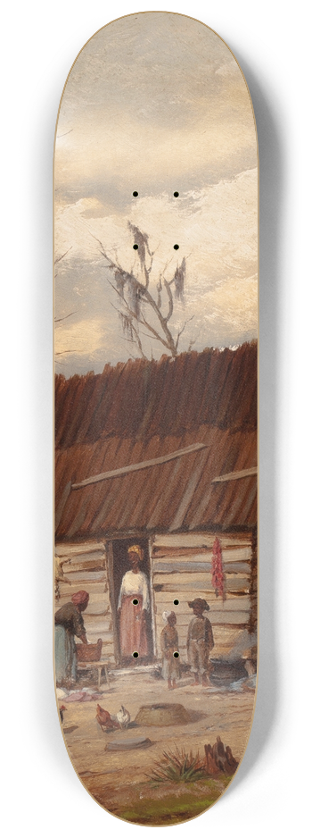 William Aiken Walker - Wash Day 8.25 inch art skate deck