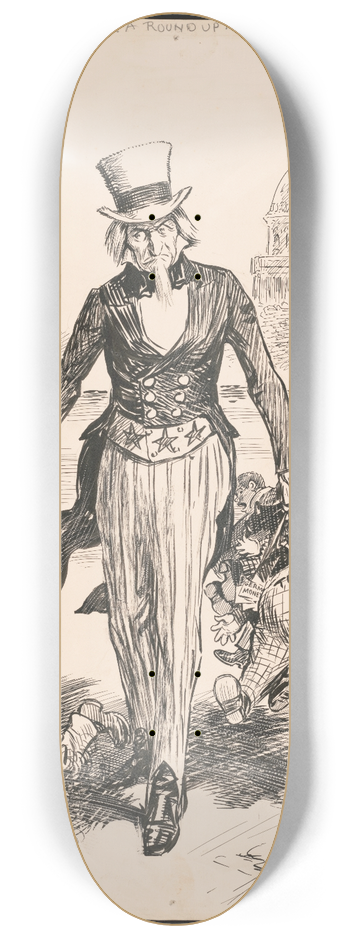 William Allen Rogers - Now for a round-up 8.25 inch art skate deck