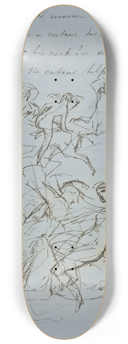 John La Farge - Centaur withWoman 8.25 inch art skate deck