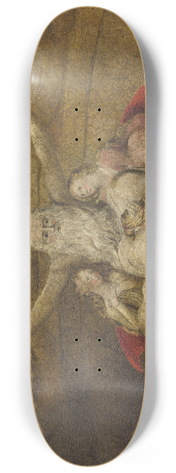 William Blake - Job and His Daughters 8.25 inch art skate deck