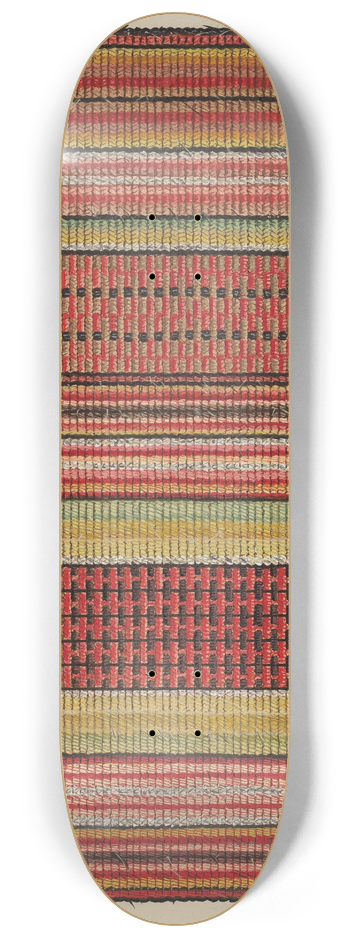 William Bos - Woven Wool Carpet 8.25 inch art skate deck