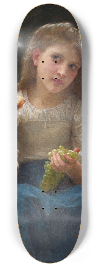 William Bouguereau - Le Goter 8.25 inch art skate deck