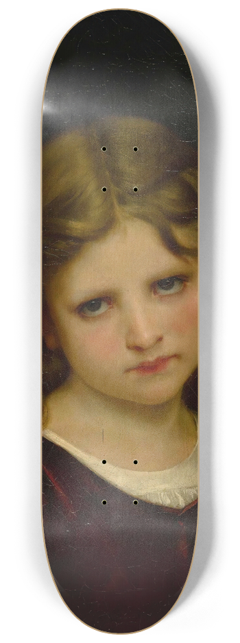 William Bouguereau - Mignon 8.25 inch art skate deck