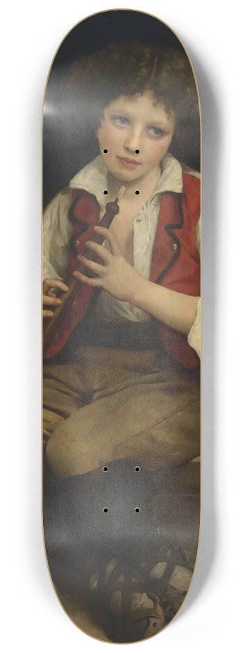 William Bouguereau - Pifferaro 8.25 inch art skate deck