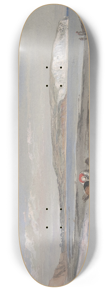 William Dyce - Culver Cliff, Isle of Wight 8.25 inch art skate deck