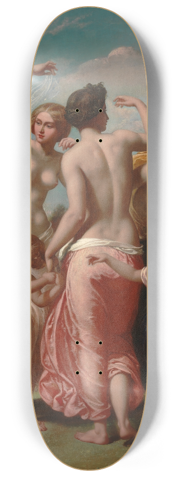 William Edward Frost - The Three Graces 8.25 inch art skate deck