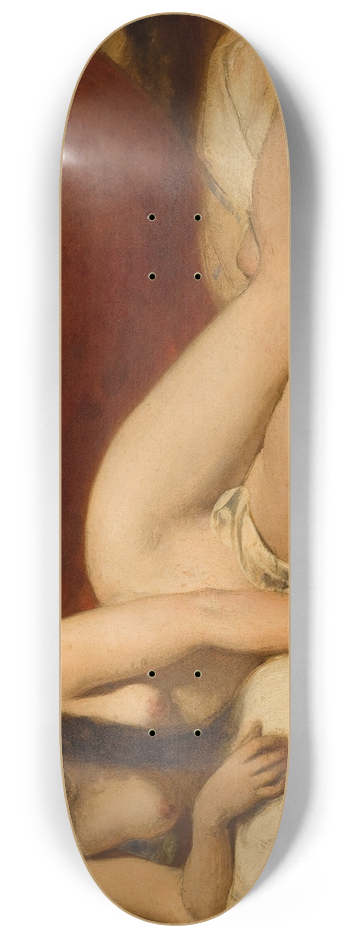William Etty - Reclining Nude 8.25 inch art skate deck