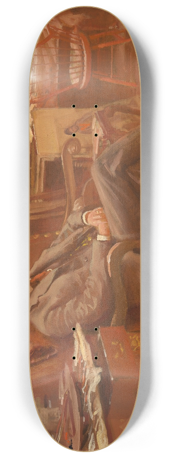 William Gilbert Gaul - John George Brown 8.25 inch art skate deck