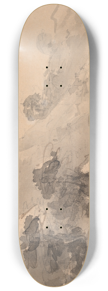 William Gilpin - Hilly Landscape 8.25 inch art skate deck
