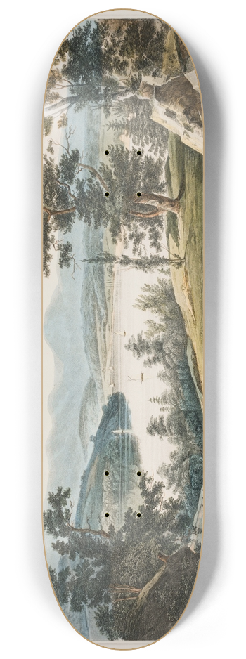 William Guy Wall - View Near Hudson 8.25 inch art skate deck