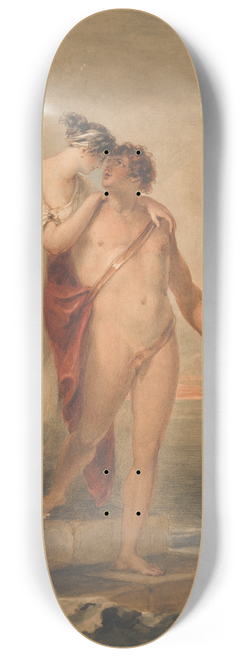 William Hamilton - Hero and Leander 8.25 inch art skate deck