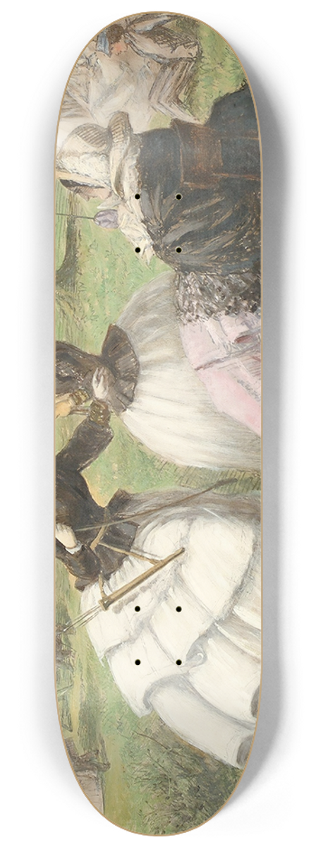 John Leech - The Fair Toxophilites 8.25 inch art skate deck