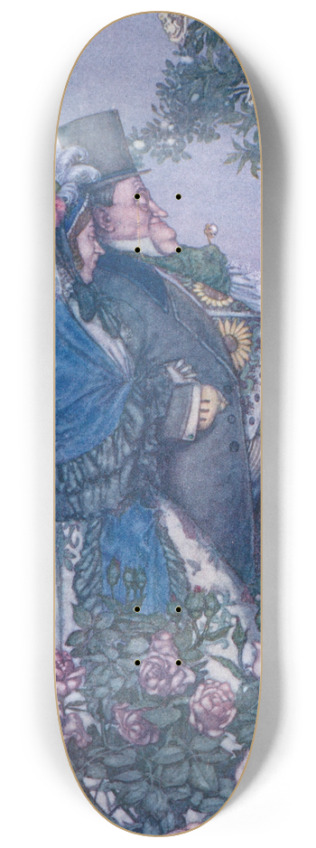 William Heath Robinson - The respectable gentleman 8.25 inch art skate deck
