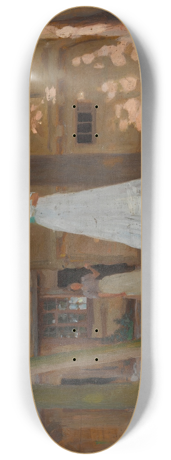 William Henry Margetson - The Promenade 8.25 inch art skate deck