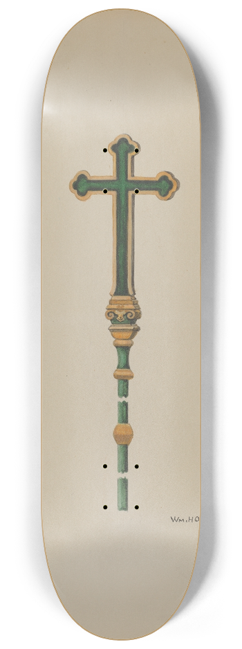 William Hoffman - Processional Cross 8.25 inch art skate deck