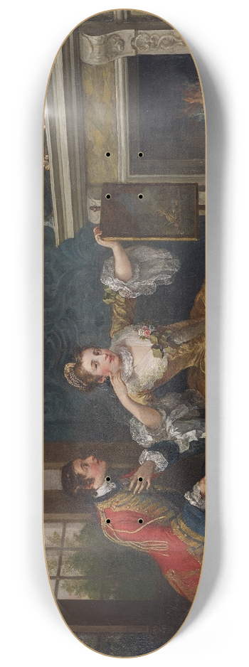 William Hogarth - The Ladys Last Stake 8.25 inch art skate deck
