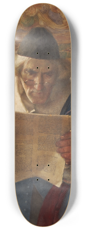 William John Wainwright - Reading The Letter 8.25 inch art skate deck