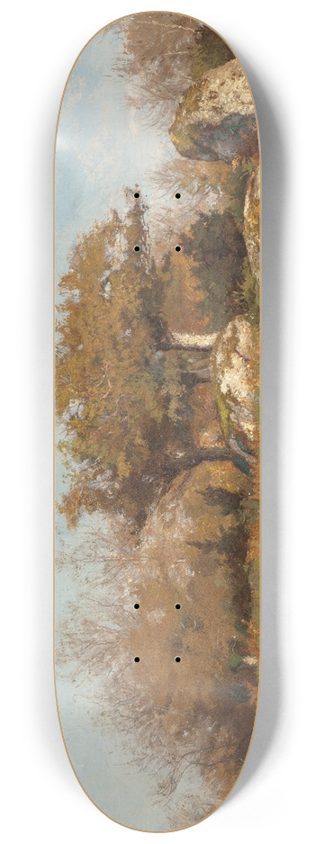 William Lamb Picknell - Pont Aven 8.25 inch art skate deck