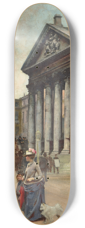 William Logsdail - St. Martin-in-the-Fields 8.25 inch art skate deck