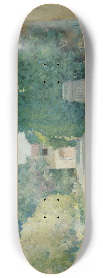 William Merritt Chase - Villa In Florence 8.25 inch art skate deck