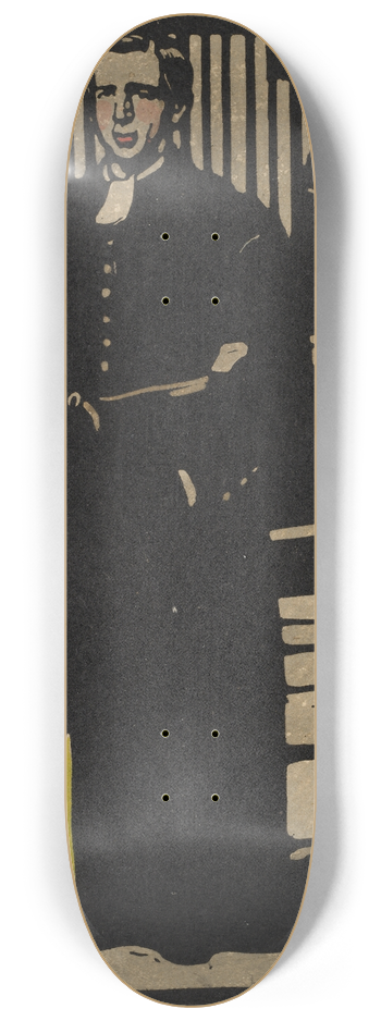 William Nicholson - Bluecoat Boy 8.25 inch art skate deck