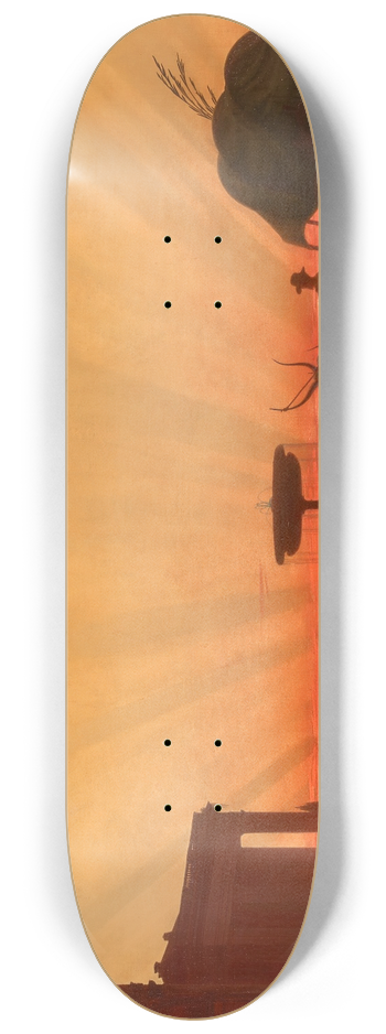 William Rimmer - Sunset 8.25 inch art skate deck