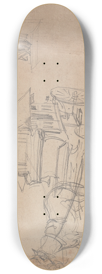 William Simpson - Dak Gharry 8.25 inch art skate deck