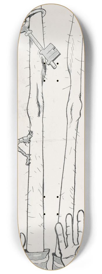 William Steinigans - Rocked in the cradle of the deep 8.25 inch art skate deck