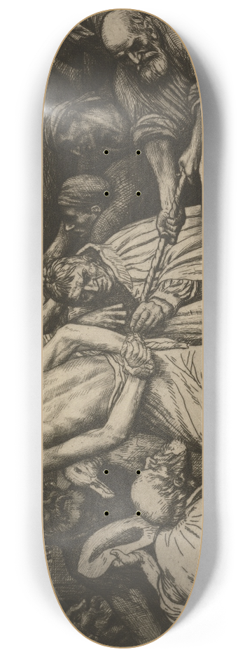 William Strang - The Penance (Ancient Mariner). 8.25 inch art skate deck
