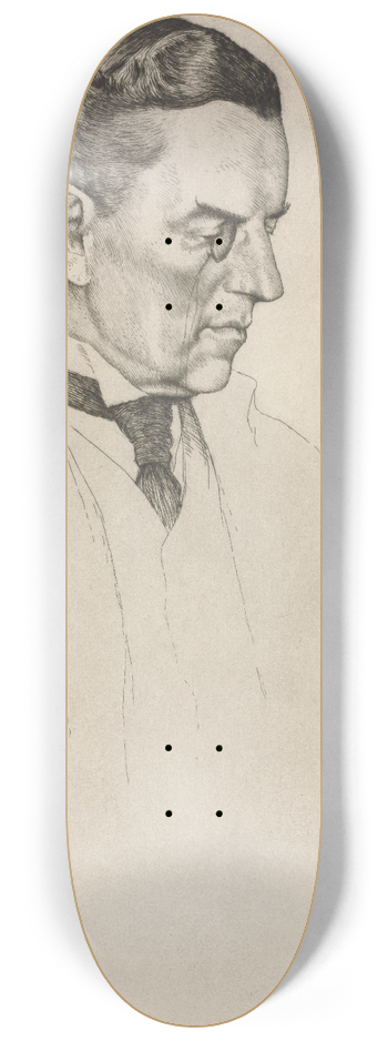 William Strang - The Right Honorable Joseph Austen Chamberlain 8.25 inch art skate deck
