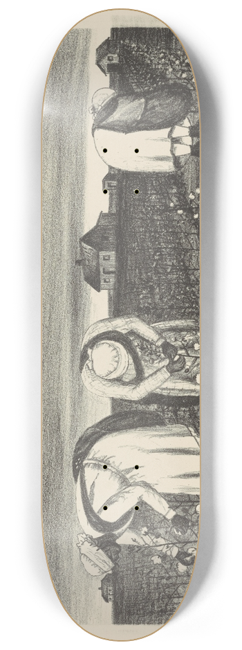 John MacWhirter - Southern Cottonpickers 8.25 inch art skate deck