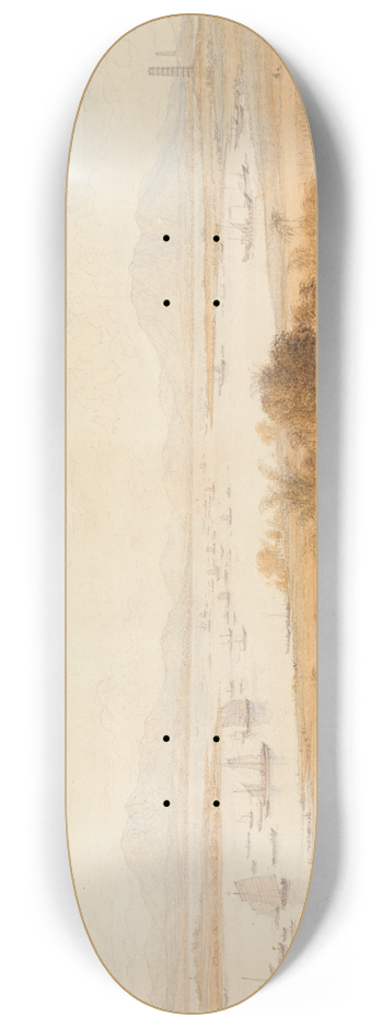 William Westall - Whampoa and the Canton River 8.25 inch art skate deck