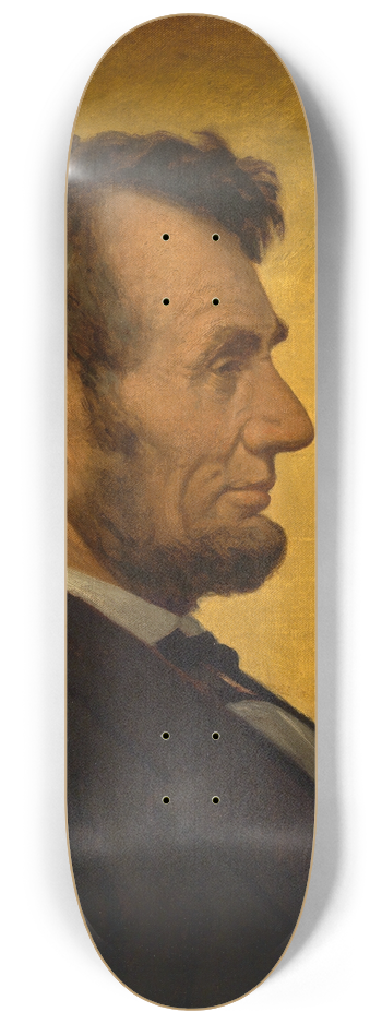 William Willard - Abraham Lincoln 8.25 inch art skate deck