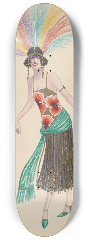 Will R. Barnes - 33-Oriental 8.25 inch art skate deck