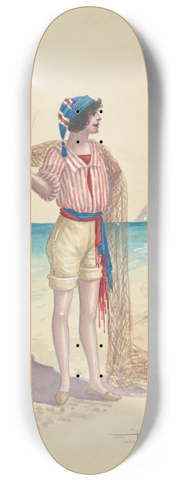 Will R. Barnes - A13-Fisher Boys-Act III 8.25 inch art skate deck