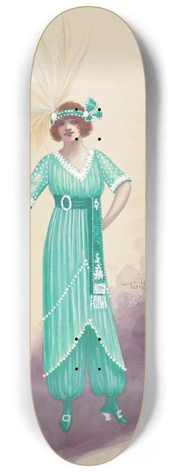 Will R. Barnes - Act II-Bossy 8.25 inch art skate deck