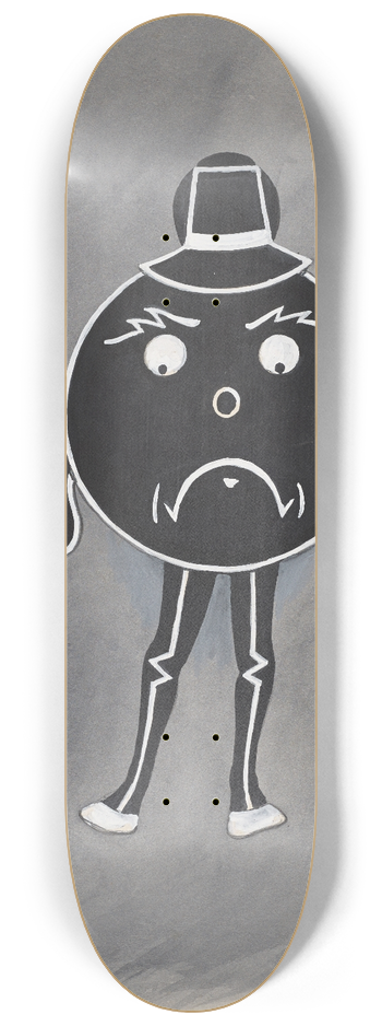 Will R. Barnes - Back-Bad Days 8.25 inch art skate deck