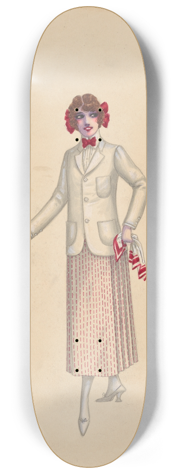 Will R. Barnes - Barmaids, 7 8.25 inch art skate deck