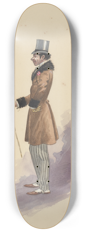 Will R. Barnes - Bombo-Act II 8.25 inch art skate deck