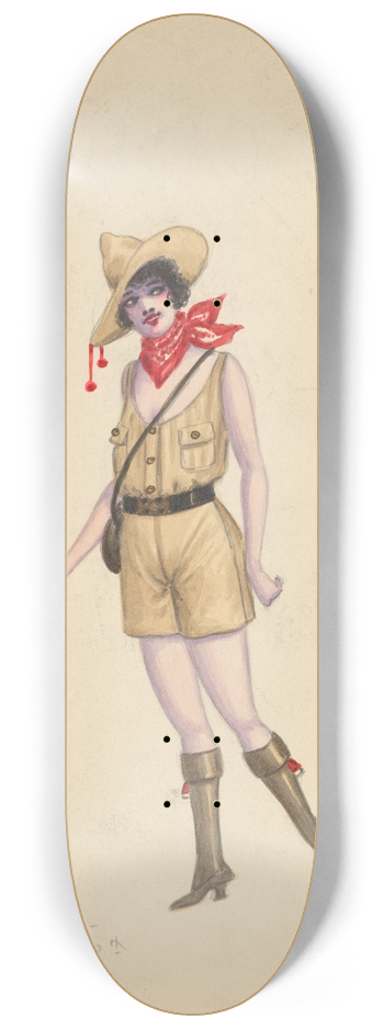 Will R. Barnes - Boy Scout 8.25 inch art skate deck